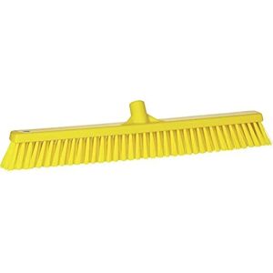 Vikan Gelb 610mm Weich/Hart Besen - Bodenreinigung Vikan Gelb 610mm Weich/Hart Besen - Bodenreinigung