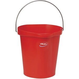 Vikan Cubo - 12L Apto para alimentos Apilable con Asa Ergonómica Vikan Cubo - 12L Apto para alimentos Apilable con Asa Ergonómica