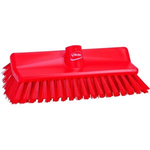Vikan Red High-Low Brush - Heavy Duty Cleaning Tool Vikan Red High-Low Brush - Heavy Duty Cleaning Tool