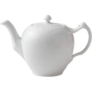 Teiera White Fluted Half Lace Royal Copenhagen 1 Litro Teiera White Fluted Half Lace Royal Copenhagen 1 Litro