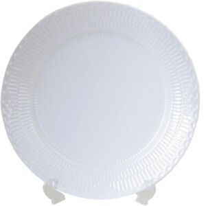 Assiette White Fluted Half Lace Royal Copenhagen 27cm Assiette White Fluted Half Lace Royal Copenhagen 27cm