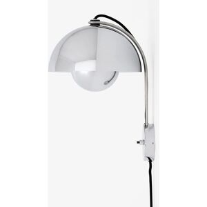 Verner Panton Flowerpot Vegglampe - Krom - 23cm Verner Panton Flowerpot Vegglampe - Krom - 23cm