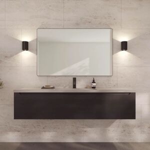 Loevschall Refine Wall Mirror - Adjustable Vertical, Rectangular, Black - Bathroom & Bedroom Loevschall Refine Wall Mirror - Adjustable Vertical, Rectangular, Black - Bathroom & Bedroom