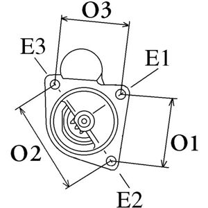 HC-CARGO 111970 Startmotor - med reducer - Startmotor HC-CARGO 111970 Startmotor - med reducer - Startmotor