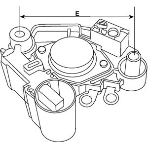 HC-Cargo F032136546 - Alternator regulator HC-Cargo F032136546 - Alternator regulator
