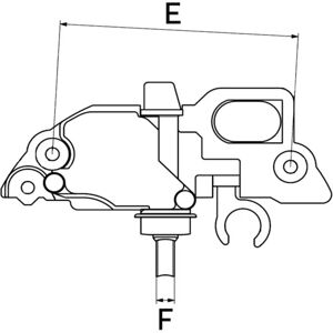 HC-Cargo F032331774 - Regler für Lichtmaschine HC-Cargo F032331774 - Regler für Lichtmaschine