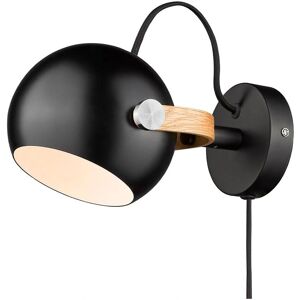 Halo Design D.C. Applique Murale - Métal & Chêne Ajustable - LED 28W - Publicité Halo Design D.C. Applique Murale - Métal & Chêne Ajustable - LED 28W - Publicité