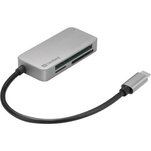 Sandberg 136-38 USB-C Multi Kortleser - Kortleser Sandberg 136-38 USB-C Multi Kortleser - Kortleser