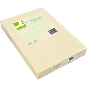Q-Connect Cream A4 Copier Paper - 80gsm - Pack of 500 Q-Connect Cream A4 Copier Paper - 80gsm - Pack of 500