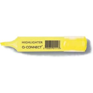 Stylo-feutre Q-CONNECT KF01111 - Jaune - Fin/Moyen - 10 pcs Stylo-feutre Q-CONNECT KF01111 - Jaune - Fin/Moyen - 10 pcs