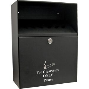 Q-Connect Ash Bin Black 7 Litre KF04386 - Ash Bin Q-Connect Ash Bin Black 7 Litre KF04386 - Ash Bin