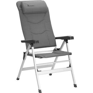 Chaise Pliable Isabella Thor - Gris Clair - Mobilier de Camping - Publicité Chaise Pliable Isabella Thor - Gris Clair - Mobilier de Camping - Publicité