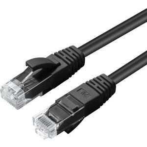 Microconnect UTP625S Networking Cable - 25m Cat6 U/UTP Black Microconnect UTP625S Networking Cable - 25m Cat6 U/UTP Black