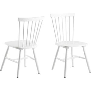 AC Design Susanne Hvite Tre Spisestoler - Spisestoler AC Design Susanne Hvite Tre Spisestoler - Spisestoler
