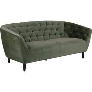ACTONA GROUP Ria Sofa - Velour, Grøn, 191cm ACTONA GROUP Ria Sofa - Velour, Grøn, 191cm