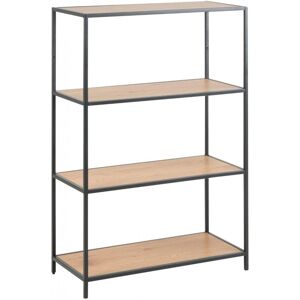 ACTONA GROUP Bookshelf - Industrial Black MDF Shelves ACTONA GROUP Bookshelf - Industrial Black MDF Shelves