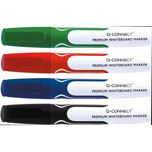 Marqueur Q-Connect KF11169 - Pointe ronde, 2-3mm, lot de 4 Marqueur Q-Connect KF11169 - Pointe ronde, 2-3mm, lot de 4