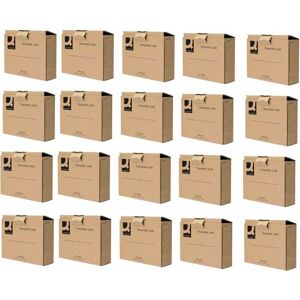 Q-Connect Transfer Case - Brown - Pack of 20 Q-Connect Transfer Case - Brown - Pack of 20
