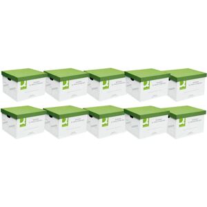 Q-Connect Green and White Mega-Store Box - Storage Box - 383x430x295 mm Q-Connect Green and White Mega-Store Box - Storage Box - 383x430x295 mm