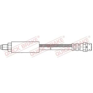 Manguera de freno flexible QUICK BRAKE 37.031 - Manguera de freno flexible Manguera de freno flexible QUICK BRAKE 37.031 - Manguera de freno flexible
