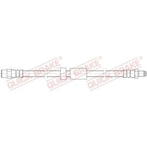 Tubo freno Quick Brake per Volvo - M10x1, 305mm - Anteriore sinistro Tubo freno Quick Brake per Volvo - M10x1, 305mm - Anteriore sinistro