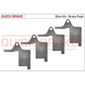 QUICK BRAKE 2896K - Bakbromsblock ljuddämpande QUICK BRAKE 2896K - Bakbromsblock ljuddämpande