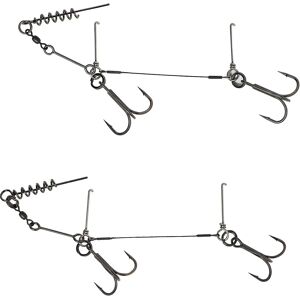 Savage Gear Titanium Corkscrew Stinger - 2x#2/0 Háček 23kg Savage Gear Titanium Corkscrew Stinger - 2x#2/0 Háček 23kg
