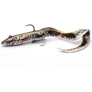 Savage Gear Real Eel 20cm Olive Pearl - Appât souple - Publicité Savage Gear Real Eel 20cm Olive Pearl - Appât souple - Publicité