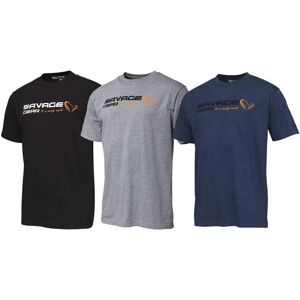 Savage Gear 2XL Zwart Logo T-Shirt - T-Shirt Savage Gear 2XL Zwart Logo T-Shirt - T-Shirt