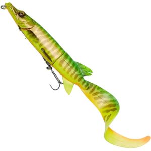Savage Gear 3D Hybrid Pike Sinking Lent - Firetiger - Publicité Savage Gear 3D Hybrid Pike Sinking Lent - Firetiger - Publicité