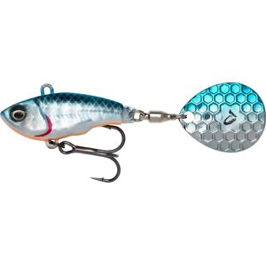 Savage Gear Fat Tail Spin 5,5cm 9g Blå Sølv - Lokk Savage Gear Fat Tail Spin 5,5cm 9g Blå Sølv - Lokk