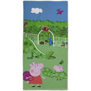 Licens Dinosaur Håndklæde - Grøn - 70x140 cm - Bomuld Licens Dinosaur Håndklæde - Grøn - 70x140 cm - Bomuld