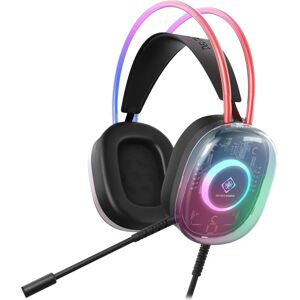 Deltaco Gaming DH230 Semi-transparent RGB Headset - Gaming Headset Deltaco Gaming DH230 Semi-transparent RGB Headset - Gaming Headset