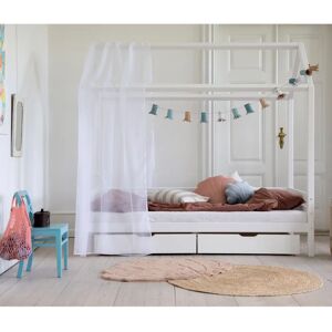 Hoppekids Hausbett »Dream« - 98x208x199cm - weiß - Holz / Kiefernholz Hoppekids Hausbett »Dream« - 98x208x199cm - weiß - Holz / Kiefernholz