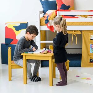 HOPPEKIDS MADS Kindersitzgruppe - FSC Holz - Gelb HOPPEKIDS MADS Kindersitzgruppe - FSC Holz - Gelb