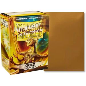 Dragon Shield Douradas Capas de Cartão - Proteção padrão para cartas de jogo Dragon Shield Douradas Capas de Cartão - Proteção padrão para cartas de jogo