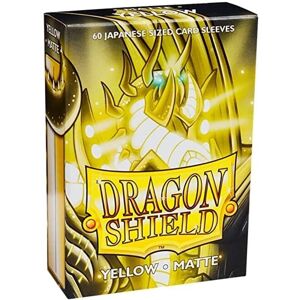 Κίτρινες ματ θήκες καρτών Dragon Shield - 60 Κίτρινες ματ θήκες καρτών Dragon Shield - 60