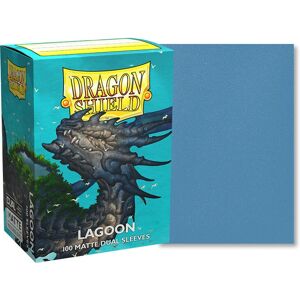 Dragon Shield Lagoon Kartenhüllen - Standardgröße 100 - Undurchsichtige Dual-Matte Blau Dragon Shield Lagoon Kartenhüllen - Standardgröße 100 - Undurchsichtige Dual-Matte Blau