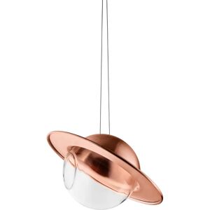 Hrănitoare pentru păsări Eva Solo Saturn - Rezistent la intemperii, Cupru, Bază de sticlă transparentă Hrănitoare pentru păsări Eva Solo Saturn - Rezistent la intemperii, Cupru, Bază de sticlă transparentă