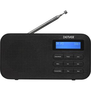 Käytännöllinen digitaalinen radio Denver DAB-42 - Musta Käytännöllinen digitaalinen radio Denver DAB-42 - Musta