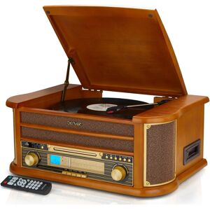 Denver Vintage Retro 8-IN-1 HIFI Stereo System - Vinyl, CD - Music Centre Denver Vintage Retro 8-IN-1 HIFI Stereo System - Vinyl, CD - Music Centre