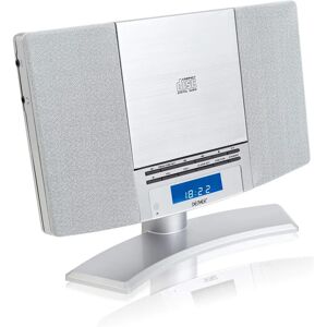 Denver MC-5220 MK2 Silver Wall Mount CD Player with FM Radio & Clock Alarm Denver MC-5220 MK2 Silver Wall Mount CD Player with FM Radio & Clock Alarm