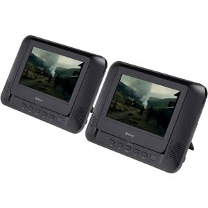 Lecteur DVD portable Denver MTW-793 - Écrans doubles de 7 pouces - PAL/NTSC - Publicité Lecteur DVD portable Denver MTW-793 - Écrans doubles de 7 pouces - PAL/NTSC - Publicité
