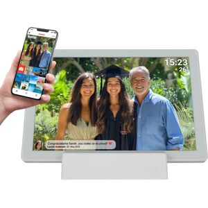 Denver PFF-1070W Digitaler Bilderrahmen - Weiß - Wi-Fi - 10,1" Touchscreen Denver PFF-1070W Digitaler Bilderrahmen - Weiß - Wi-Fi - 10,1" Touchscreen