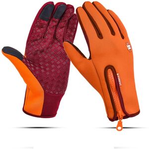 GreenZech Orange L Winter Thermal Touchscreen Gloves - Gloves GreenZech Orange L Winter Thermal Touchscreen Gloves - Gloves