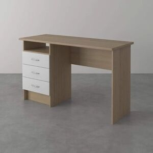 Ajax Plus Oak Desk 3 White/Oak - Office Desk Ajax Plus Oak Desk 3 White/Oak - Office Desk