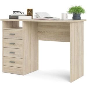 Ajax Brand Plus 4 Drawer Desk in Oak - Office Furniture Ajax Brand Plus 4 Drawer Desk in Oak - Office Furniture