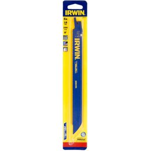 Irwin 818R Sabre Saw Blade 200mm Metal Cutting - Pack of 5 Irwin 818R Sabre Saw Blade 200mm Metal Cutting - Pack of 5