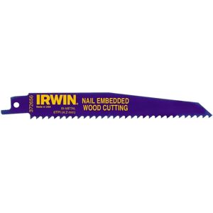 IRWIN IRW10504158 Sabre Saw Blade 956R - Nail Embedded Wood - 225mm IRWIN IRW10504158 Sabre Saw Blade 956R - Nail Embedded Wood - 225mm