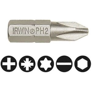 IRWIN Phillips PH2 screwdriver bits - Pack of 10 IRWIN Phillips PH2 screwdriver bits - Pack of 10